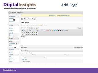 Login to Backend – www.website.com/wp-admin