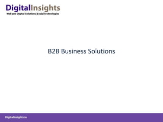 B2B Business Solutions
 