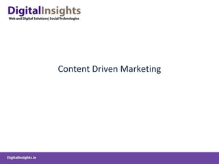 Content Driven Marketing 