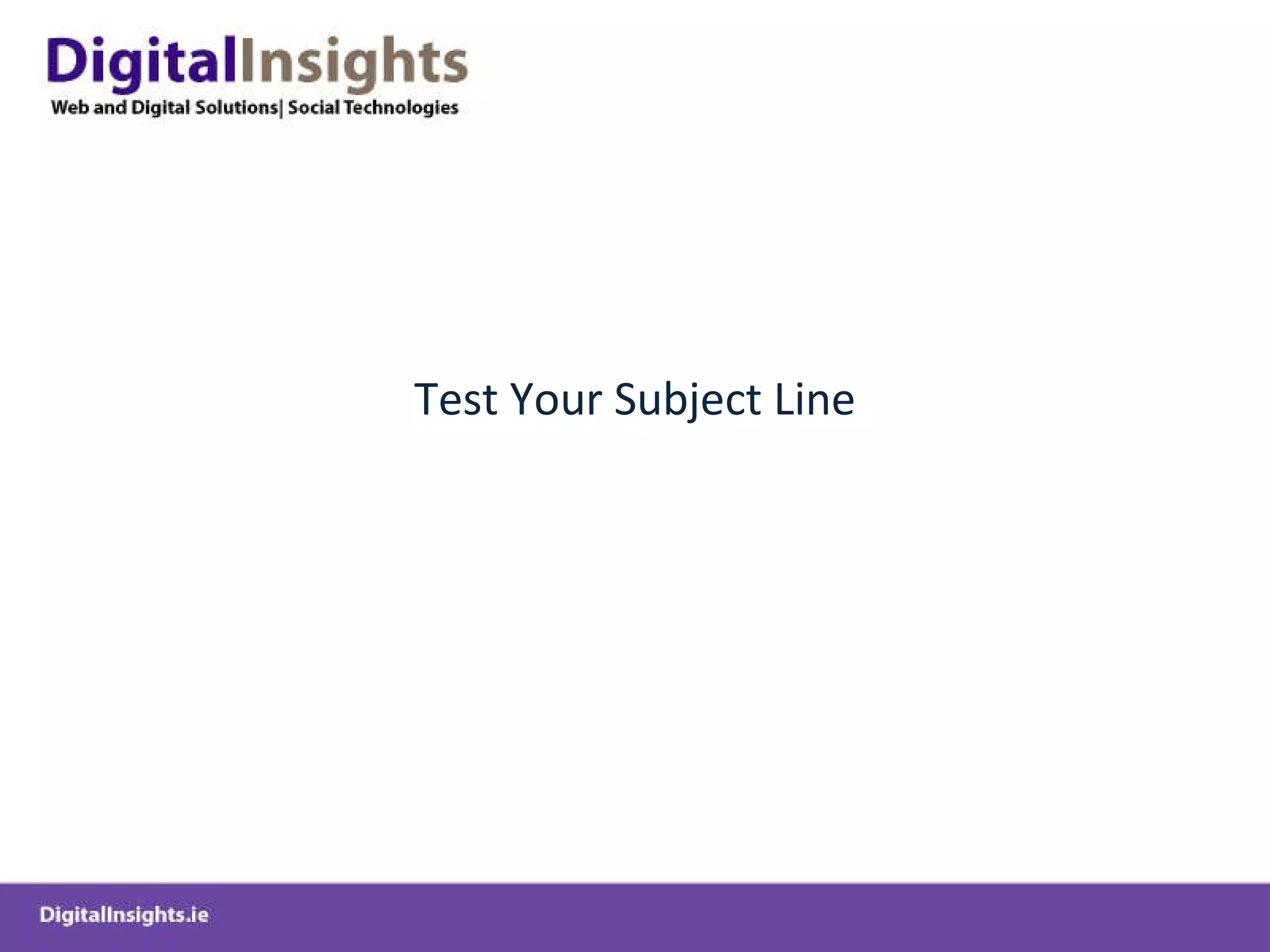 Test Your Subject Line 