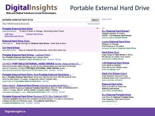 Portable External Hard Drive
 