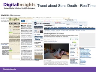 Tweet about Sons Death - RealTime 