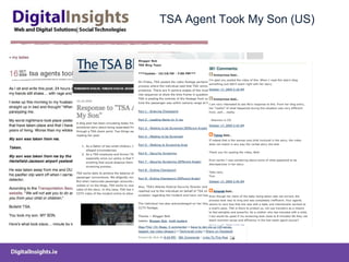 TSA Agent Took My Son (US) 