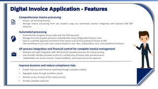 Digital invoicing application