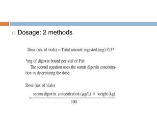  Dosage: 2 methods
 