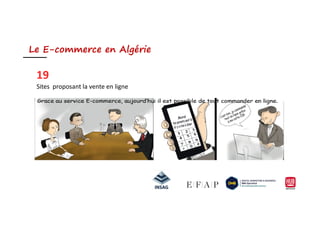 Le E-commerce en Algérie
19
Sites proposant la vente en ligne
 