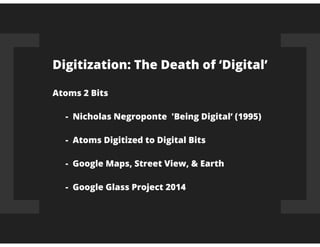 'Digital' is Dead. Long live Digital.