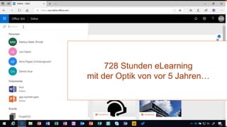 728 Stunden eLearning
mit der Optik von vor 5 Jahren…
 