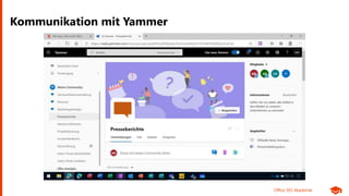 Office 365 Akademie
Kommunikation mit Yammer
 