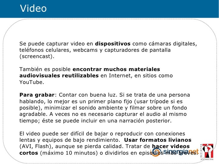Digitalización de materiales para EaD
