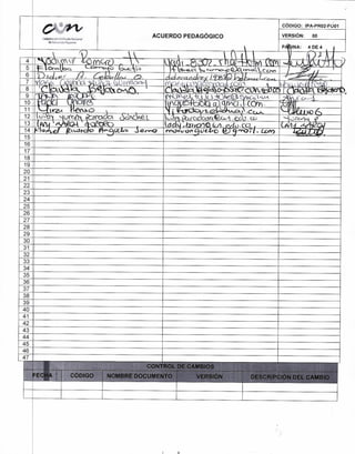 ACUERDO PEDAGOGICO FINANZAS PUBLICAS