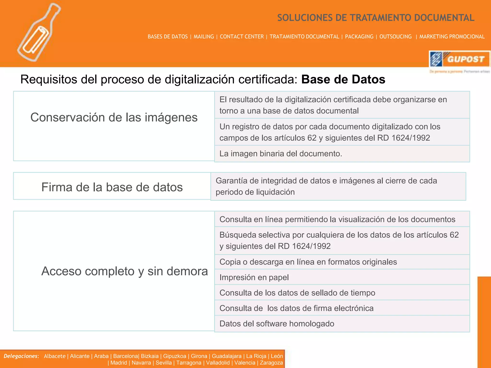 Digitalización certificada de facturas