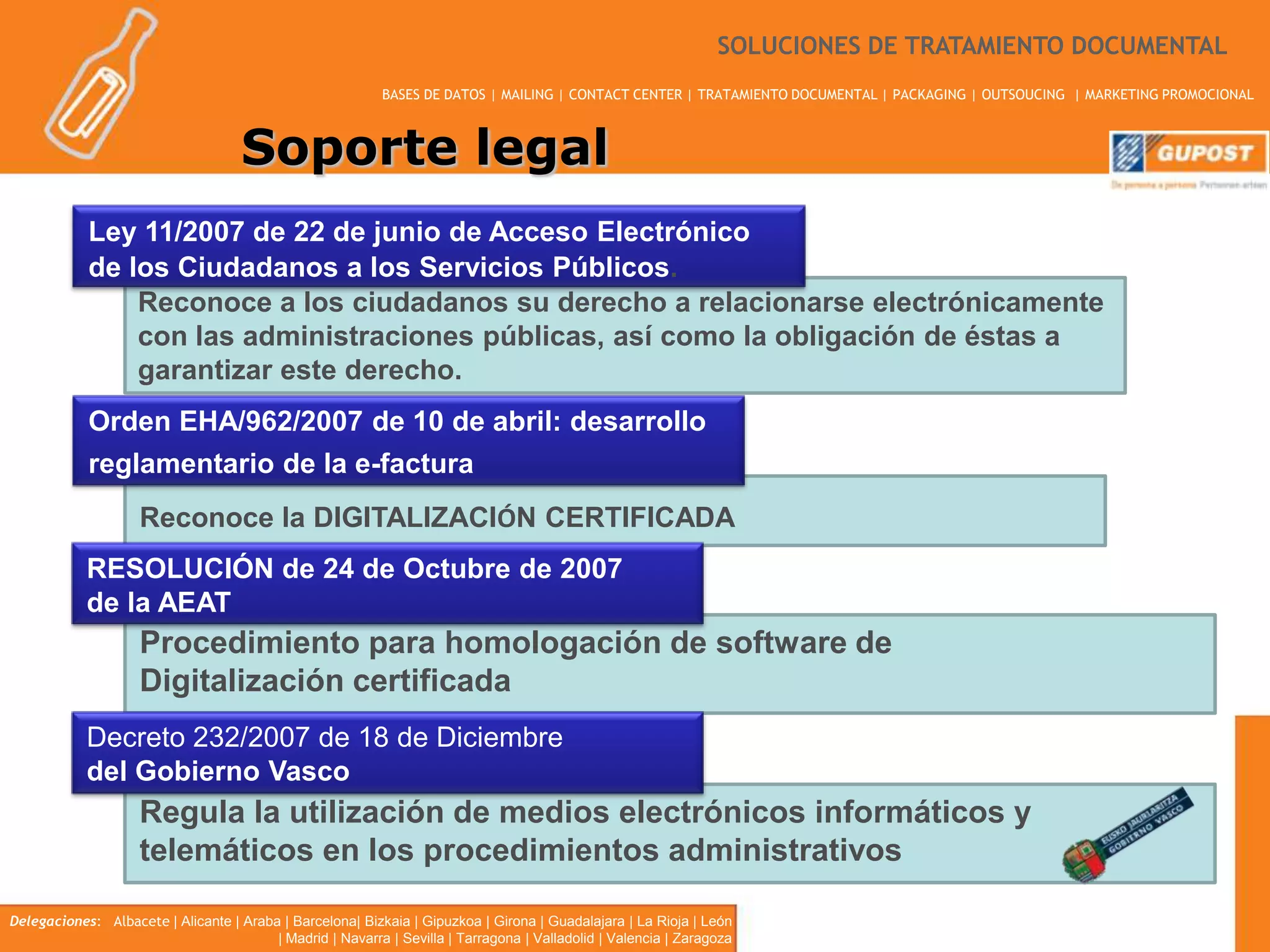 Digitalización certificada de facturas