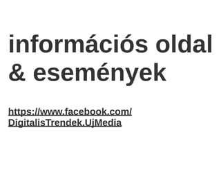 Digitalizáció és új média