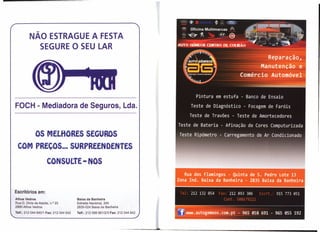 NÃO ESTRAGUE A FESTA
            SEGURE O SEU LAR




FOCH - Mediadora de Seguros, Lda.


              OS MELHORES SEGUROS
 COM PRECOS... SURPREENDENTES
                      CONSULTE - NOS
                                                                                 Rua dos Flamingos - Quinta de s. Pedro Lote 13
                                                                              Zona Ind. Baixa da Banheira - 2835 Baixa da Banheira

Escritórios em:
Alhos Vedros                          Baixa da Banheira
Rua D. Dinis de Ataíde, n.? 20        Estrada Nacional, 240
2860 Alhos Vedros                     2835-024 Baixa da Banheira
Telf.: 212044640/1   Fax: 212044642   Telf.: 212 099 991/2/3 Fax: 212044642
 