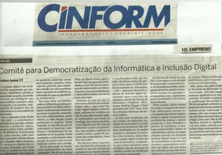 COMITÊ PARA A DEMOCRATIZAÇÃO DA INFORMÁTICA E INCLUSÃO DIGITAL