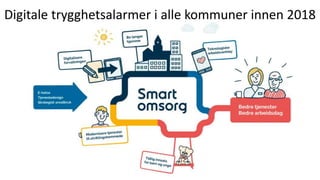 Digitale trygghetsalarmer i alle kommuner innen 2018
 