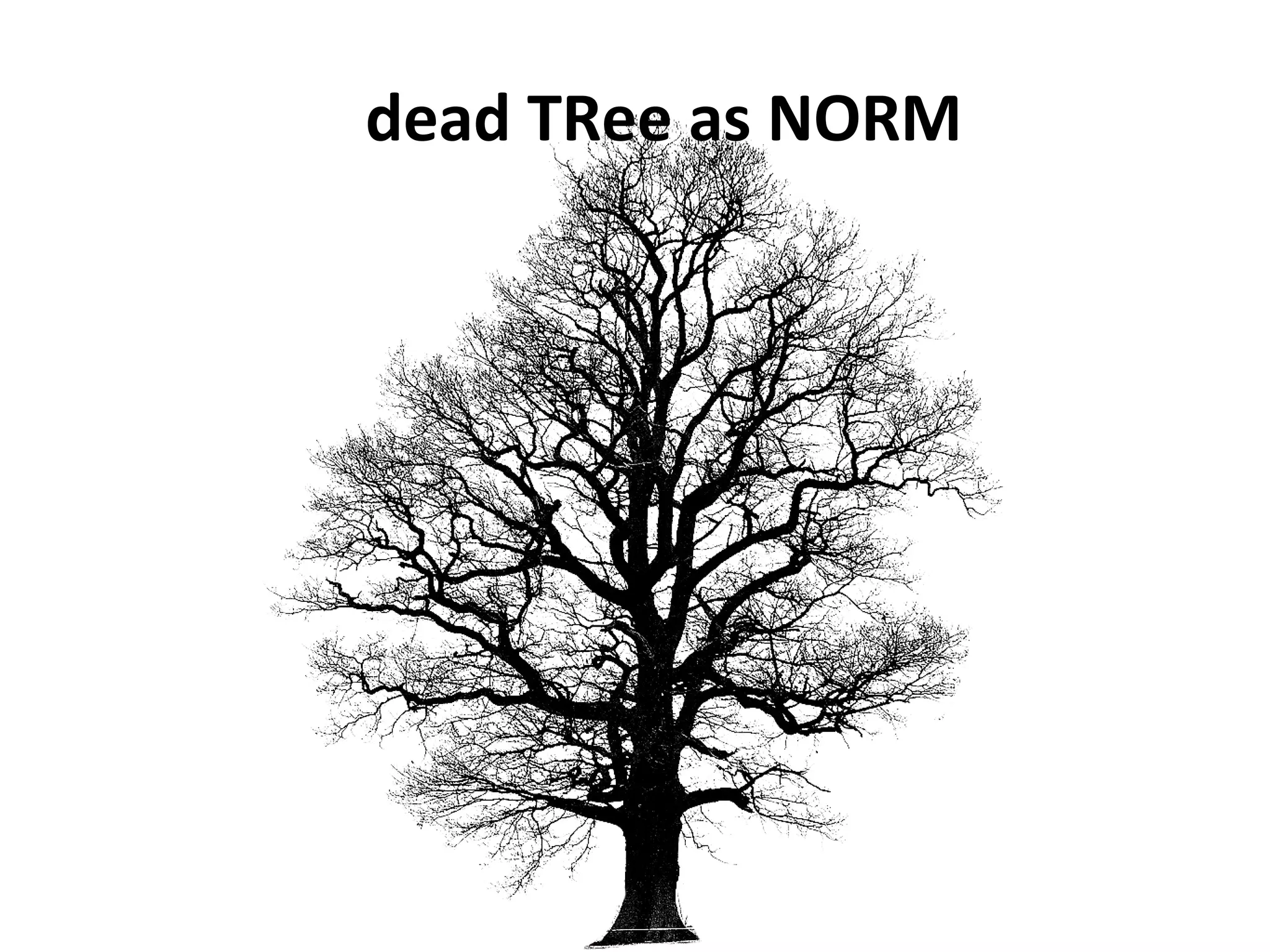 dead TRee as NORM
 