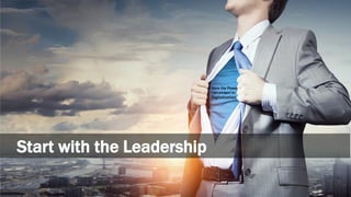 Start with the Leadership
I have the Power
I am pledged for
Digitalization
 