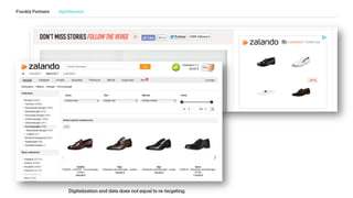 Frankly Partners digitalization
Digitalization and data does not equal to re-targeting.
 