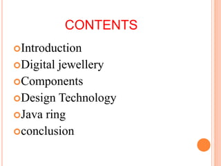 Digital jewellery ppt | PPTX