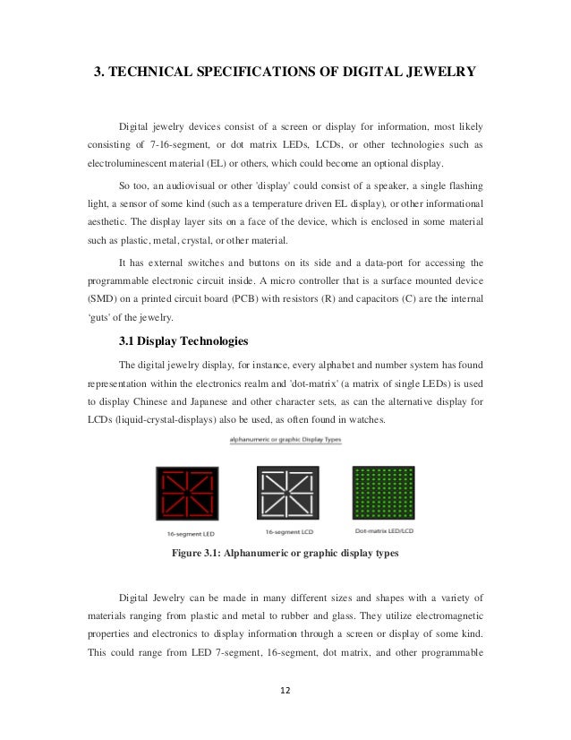 Digital jewellery final report