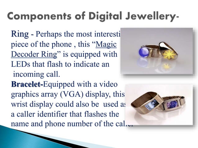 Presentation on Digital jewelry | PPTX