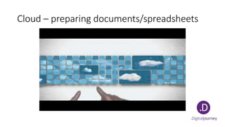 Cloud – preparing documents/spreadsheets
 