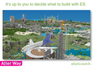 It’s up to you to decide what to build with ES 
 