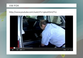 VW FOX

http://www.youtube.com/watch?v=gIeoKSm2TiU
 