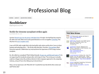 Professional Blog 