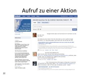 Aufruf zu einer Aktion  