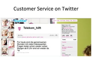 Customer Service on Twitter 
