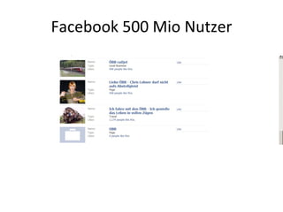 Facebook 500 Mio Nutzer 