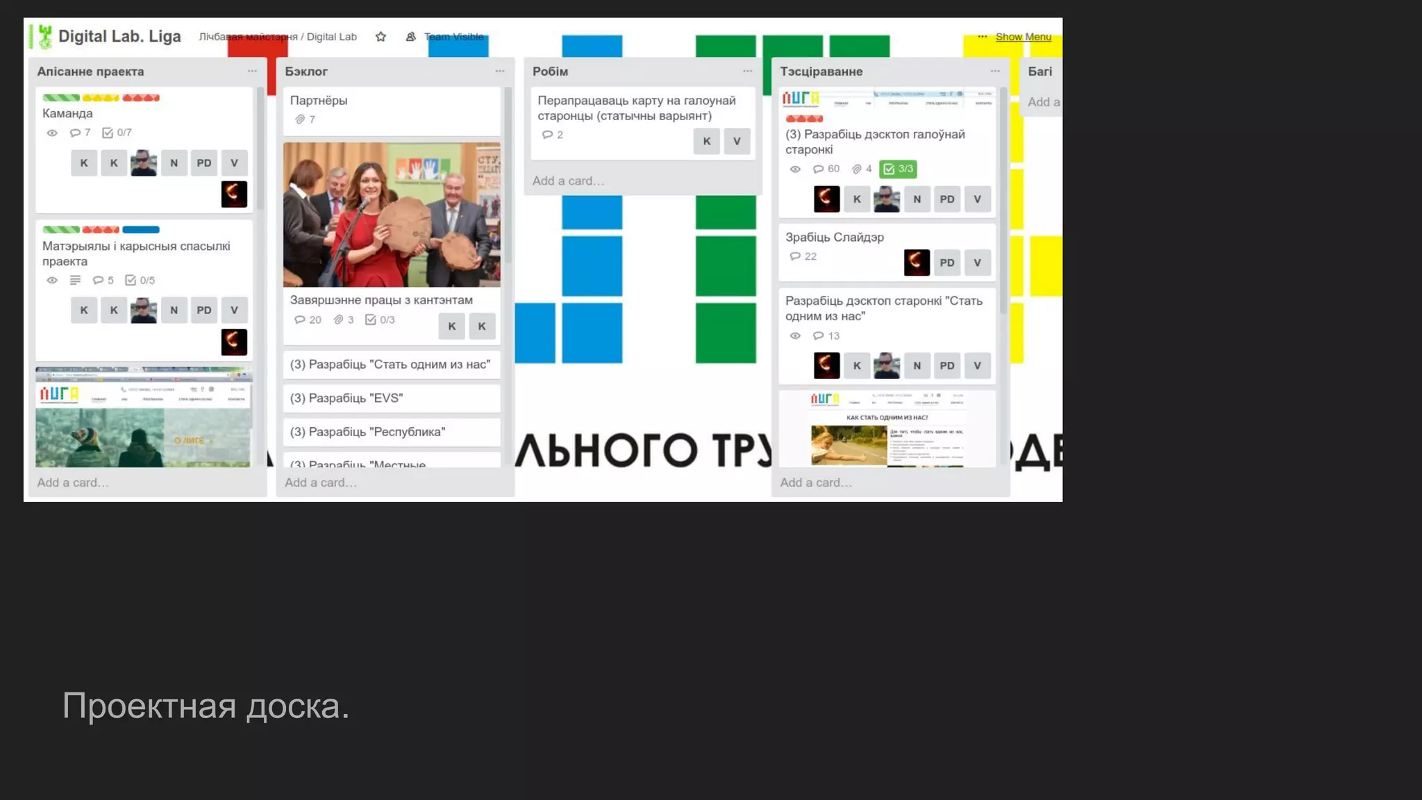 Проектная доска.
 