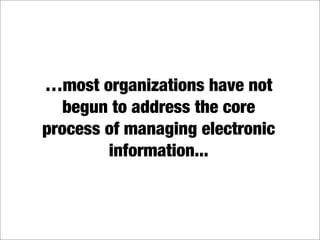 What's in your digital landfill?