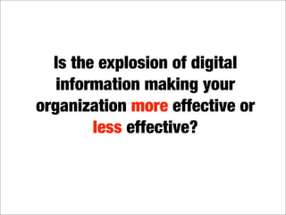 What's in your digital landfill?