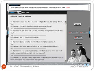 3/29/2014 3:55:49 AMDLL - SAC: Chattopadhyay & Barad17
 