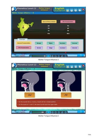 7/23
Mother Tongue Influence 3
Mother Tongue Influence 2
 