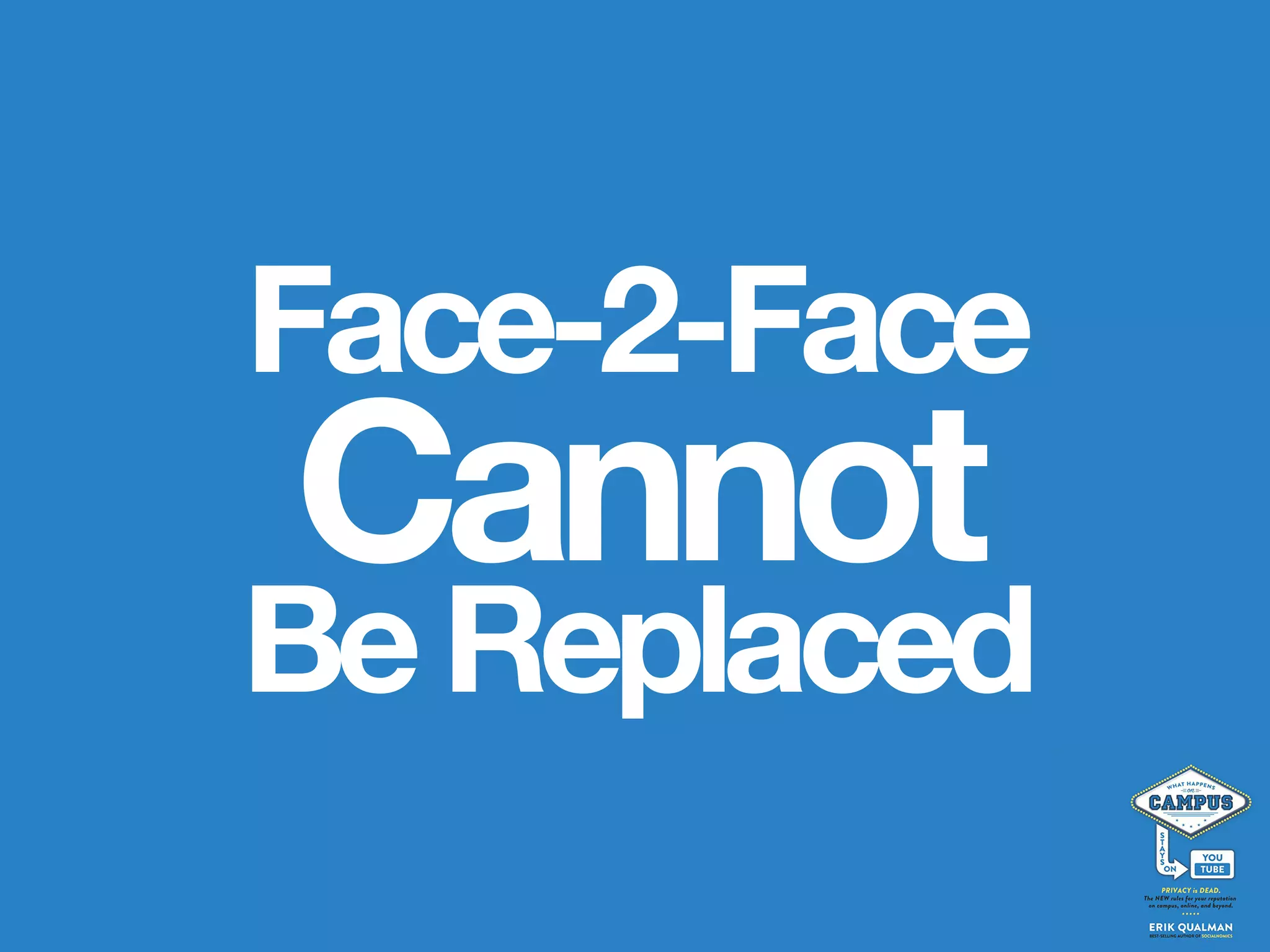 Face-2-Face
BeReplaced
Cannot
 