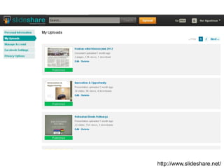 http://www.slideshare.net/
 