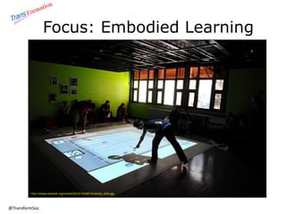 @TransformSoc 
Focus: Embodied Learning 
http://www.edweek.org/media/2012/10/08/7embody_lede.jpg 
 