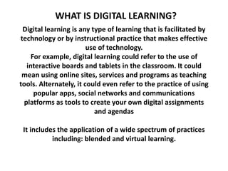 Digital learning | PPT