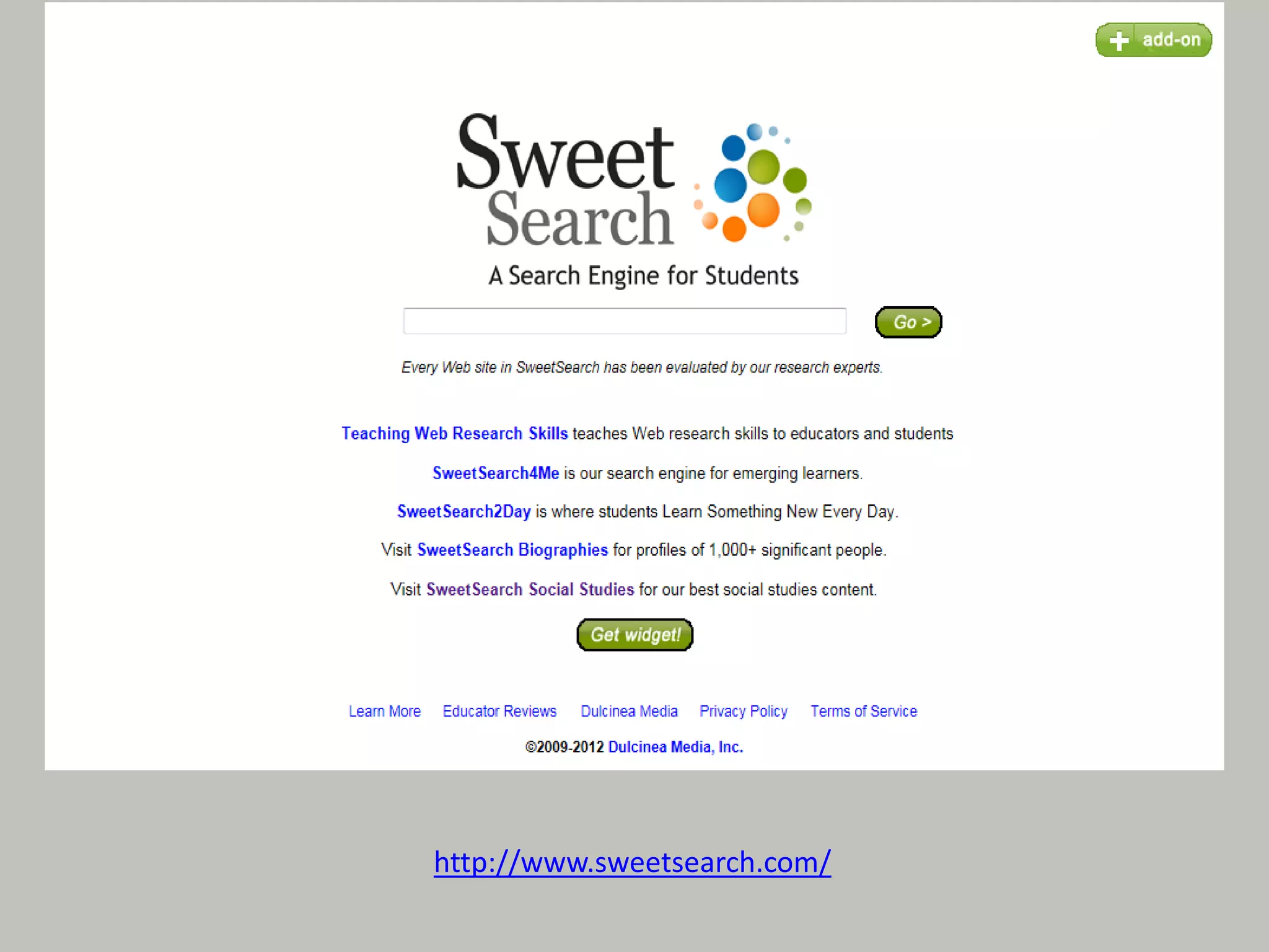http://www.sweetsearch.com/
 