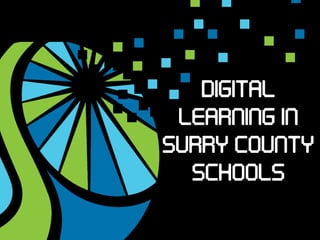 Digital
Learning in
Surry County
Schools
 