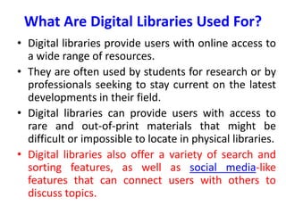 DIGITAL LIBRARIES.ppt