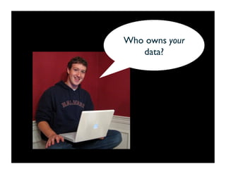 Who owns your
   data?	

 