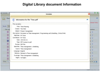 Digital Library document Information