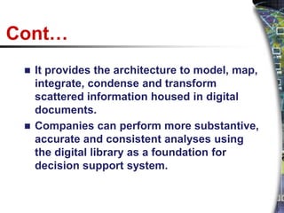 Digital library | PPTX | Desktop Publishing | Computer Software and ...