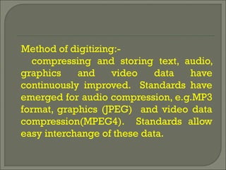 Compression Data Text Digitising Explained Digitallibrary | PPT